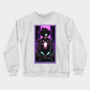 Anime Hero Power Meditation | Quality Anime Artwork | Anime Power Energy Meditation |  Manga Anime Art Crewneck Sweatshirt